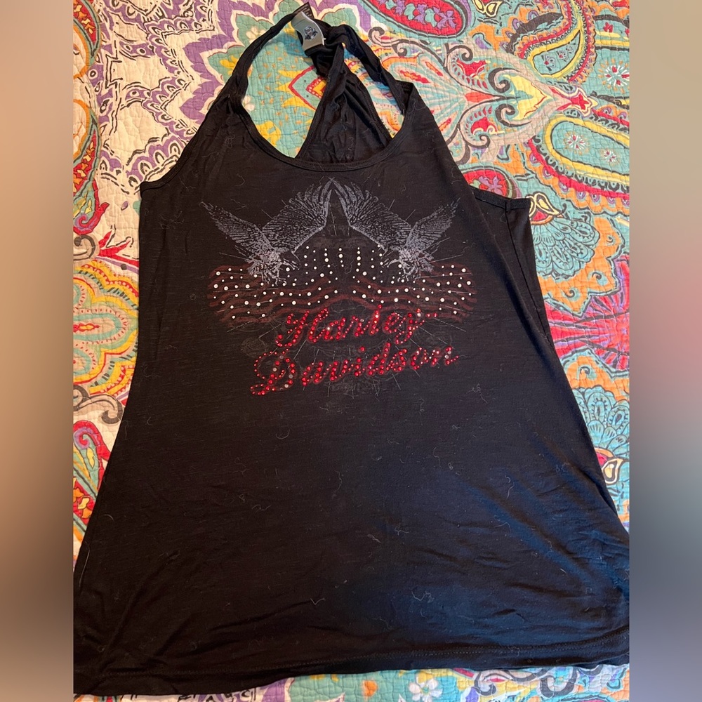 Black, Large, Harley-Davidson Women’s Tank Top